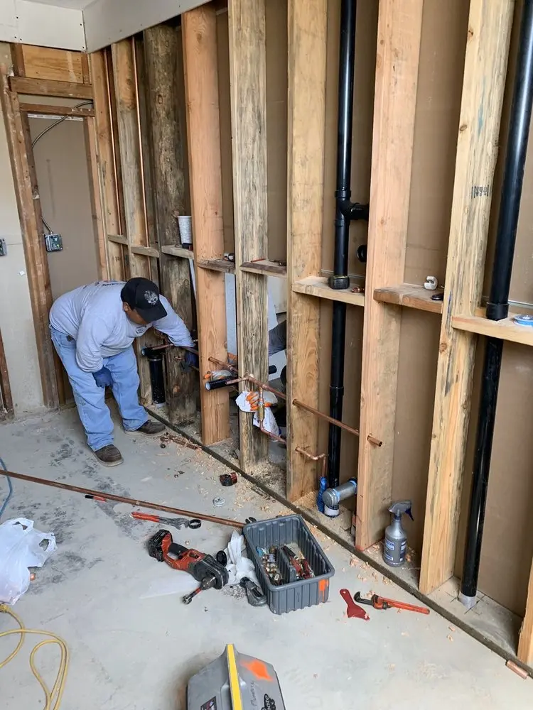 Commercial rough-in plumbing for Trenchless Sewer Repair in Somerville